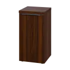 SIN 2 - 4D kancelářská skříň, 1-dveřová, levá, 770x400x400, ořech královský